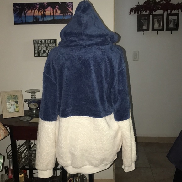 LONGYUAN 3 QUARTER ZIP SHERPA HODDIE - Picture 6 of 11